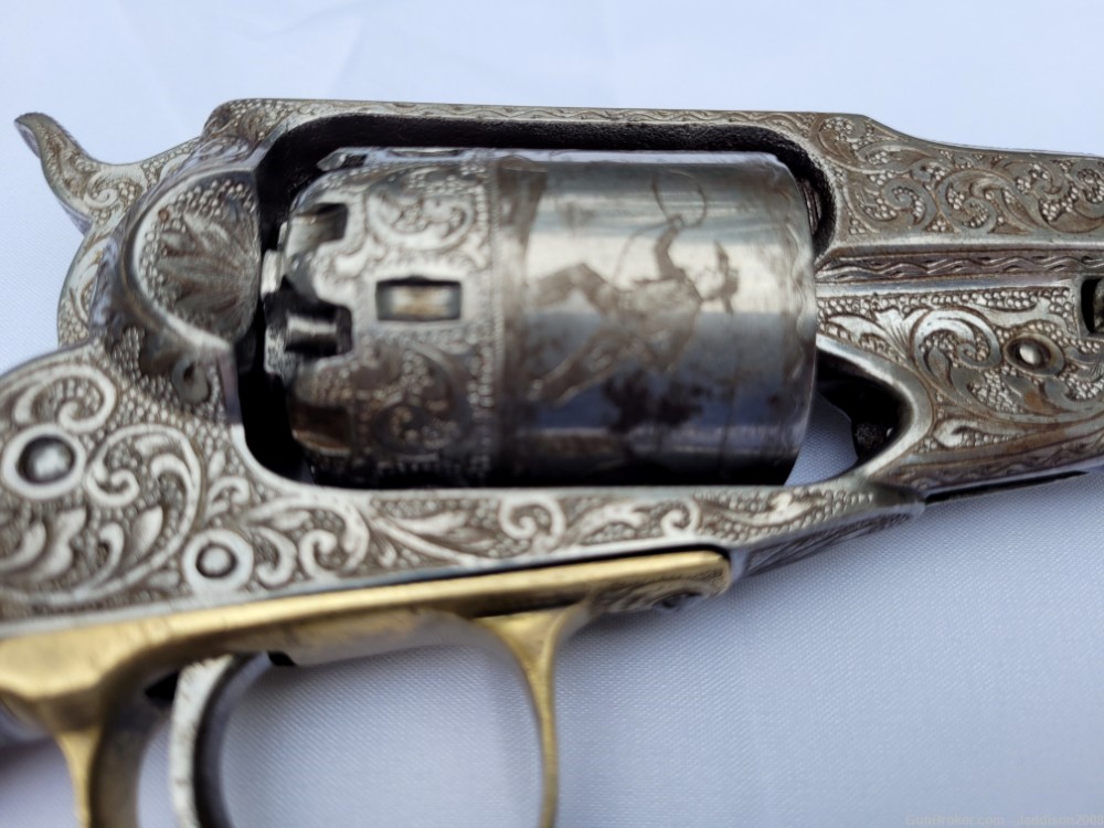Remington New Model Army .36 Caliber Revolver 1863. Beautifully Engraved-img-29
