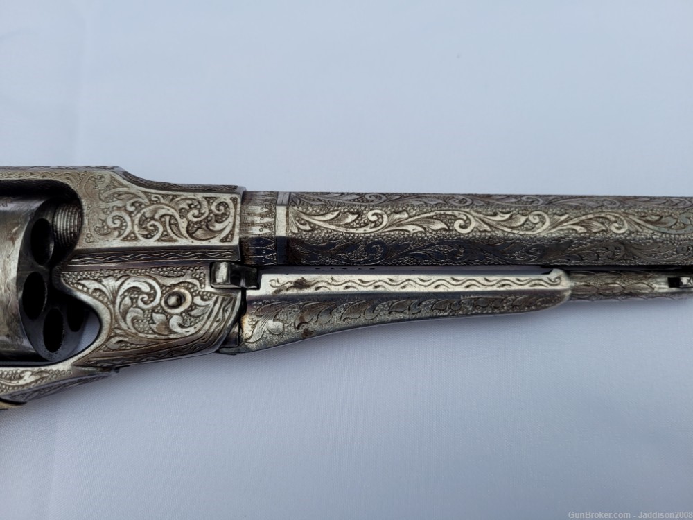 Remington New Model Army .36 Caliber Revolver 1863. Beautifully Engraved-img-21