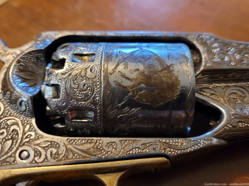 Remington New Model Army .36 Caliber Revolver 1863. Beautifully Engraved-img-15