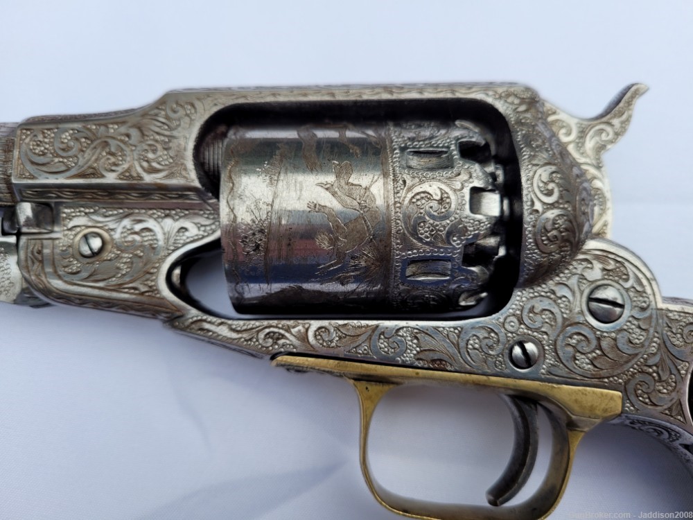 Remington New Model Army .36 Caliber Revolver 1863. Beautifully Engraved-img-34
