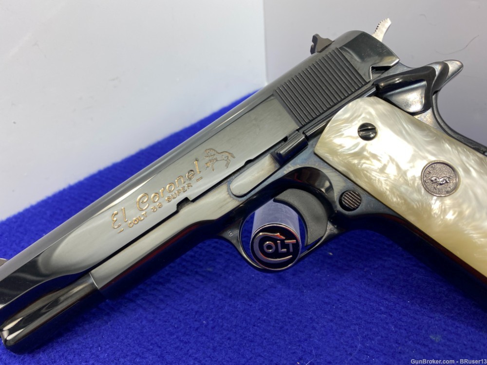 1993 Colt El Coronel .38 Super Blue *1 of ONLY 750 EVER MADE LEW HORTON*-img-7