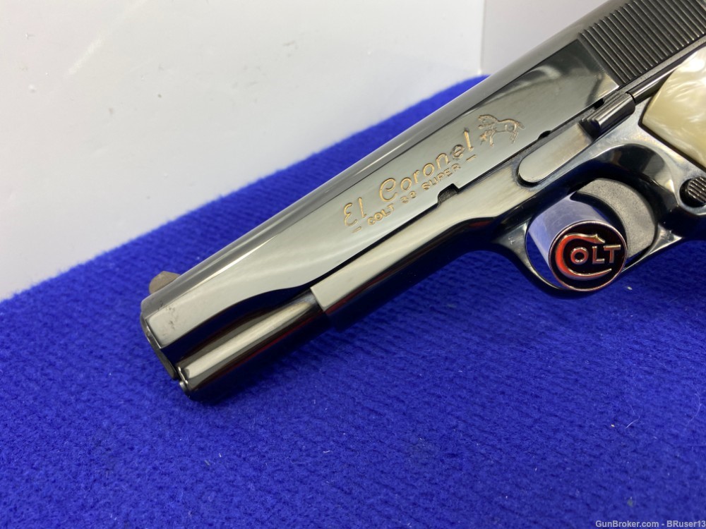 1993 Colt El Coronel .38 Super Blue *1 of ONLY 750 EVER MADE LEW HORTON*-img-8