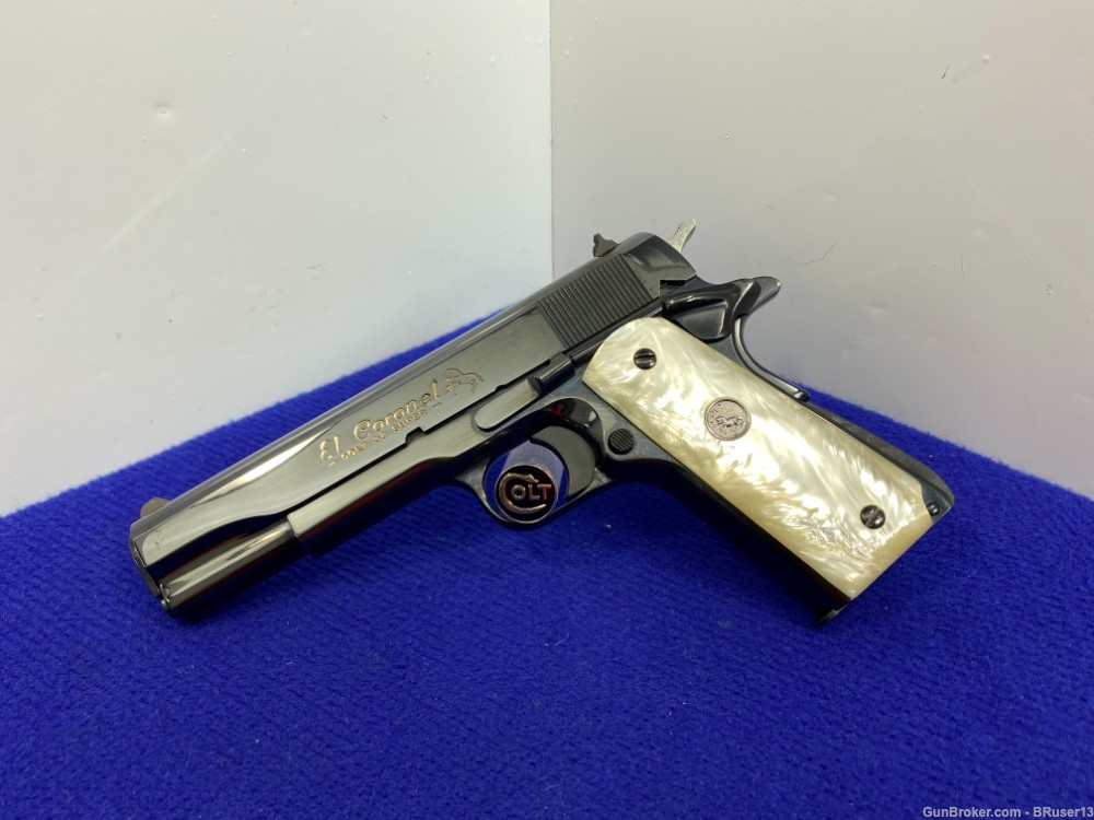 1993 Colt El Coronel .38 Super Blue *1 of ONLY 750 EVER MADE LEW HORTON*-img-3