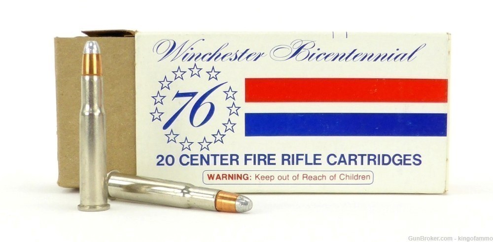 Scarce Bi-Centennial 30-30 Winchester LTD Edit 1976 Collector Box Ammo-img-4