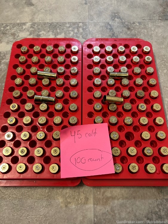 45 Colt Brass (100 count)-img-0
