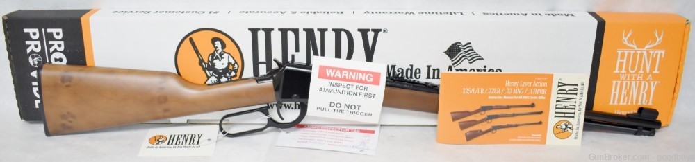 NIB H001 HENRY LEVER ACTION TRUMP 2024 EDITION 20" CLEARANCE SALE 22 .22LR-img-0