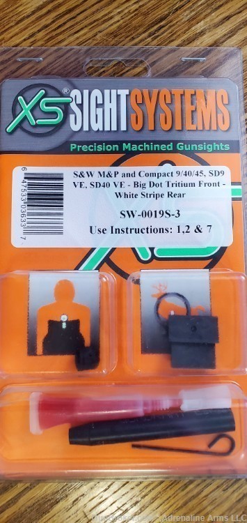 XS Sight Systems S&W various models Tritium sights-img-0