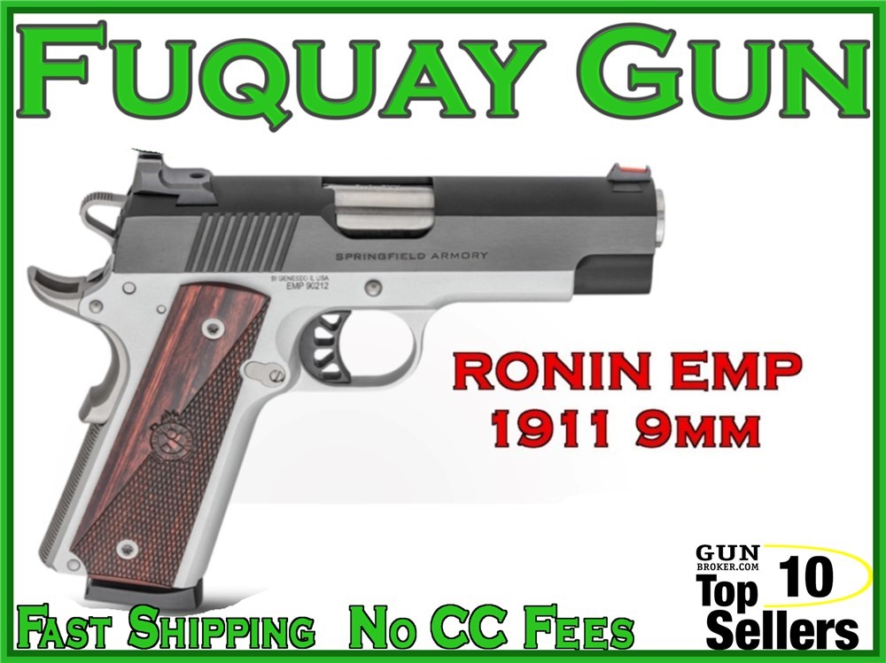 Springfield Ronin EMP 1911 9mm 4" PX9124L Two Tone Ronin-1911-EMP-img-0