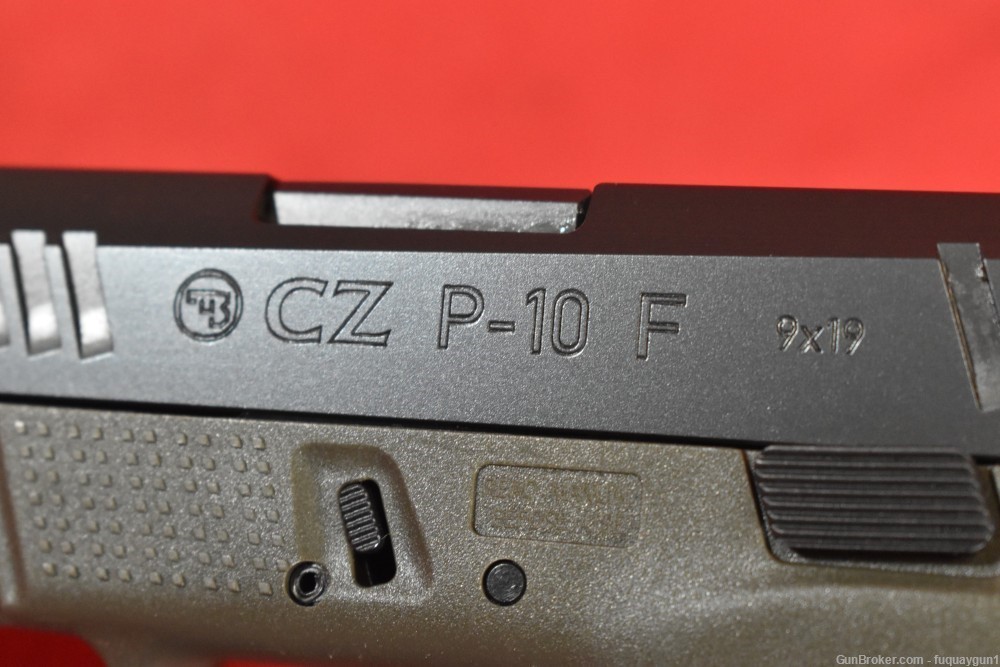 CZ P-10 F OD Green 9mm 4.5" Full Size 89545 P10-F-img-7