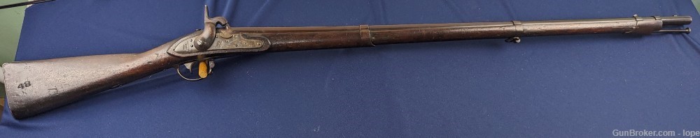 RARE 1816 Harper Ferry Conversion Musket Original National Armory Brown-img-0