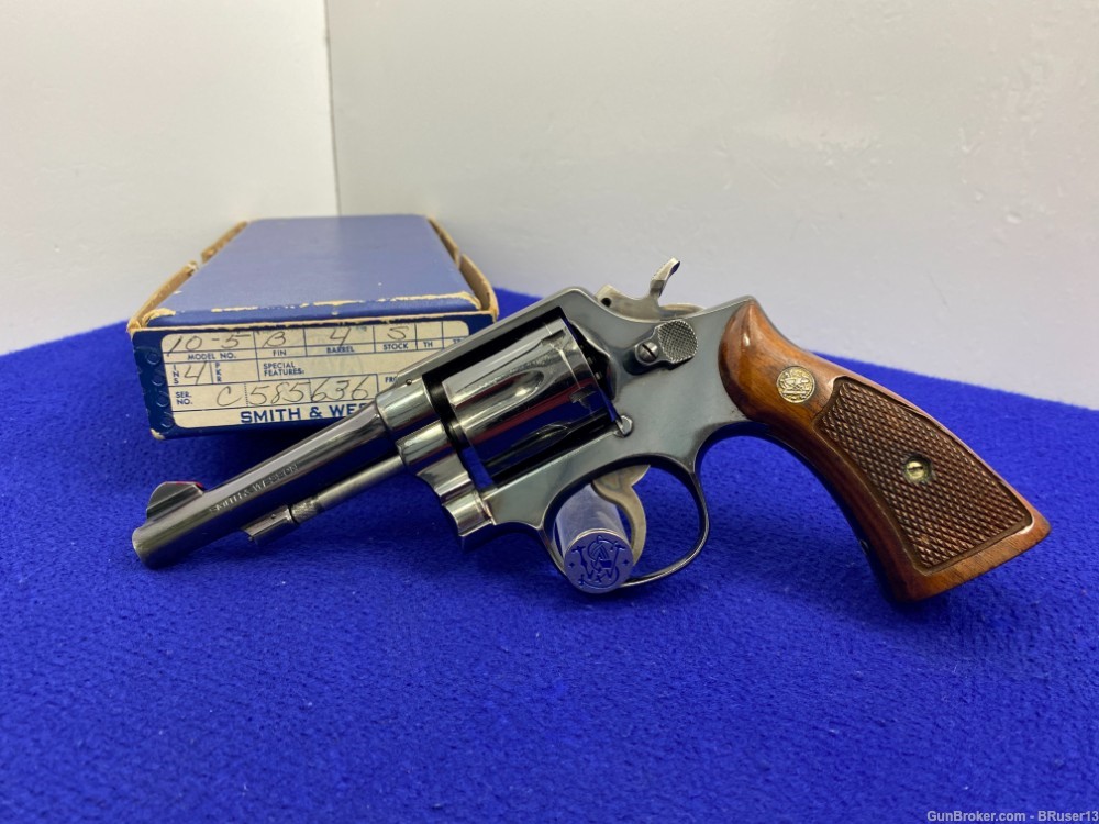 Smith Wesson 10-5 .38spl Blue 4" *MOST POPULAR HANDGUN OF THE 20TH CENTURY*-img-2