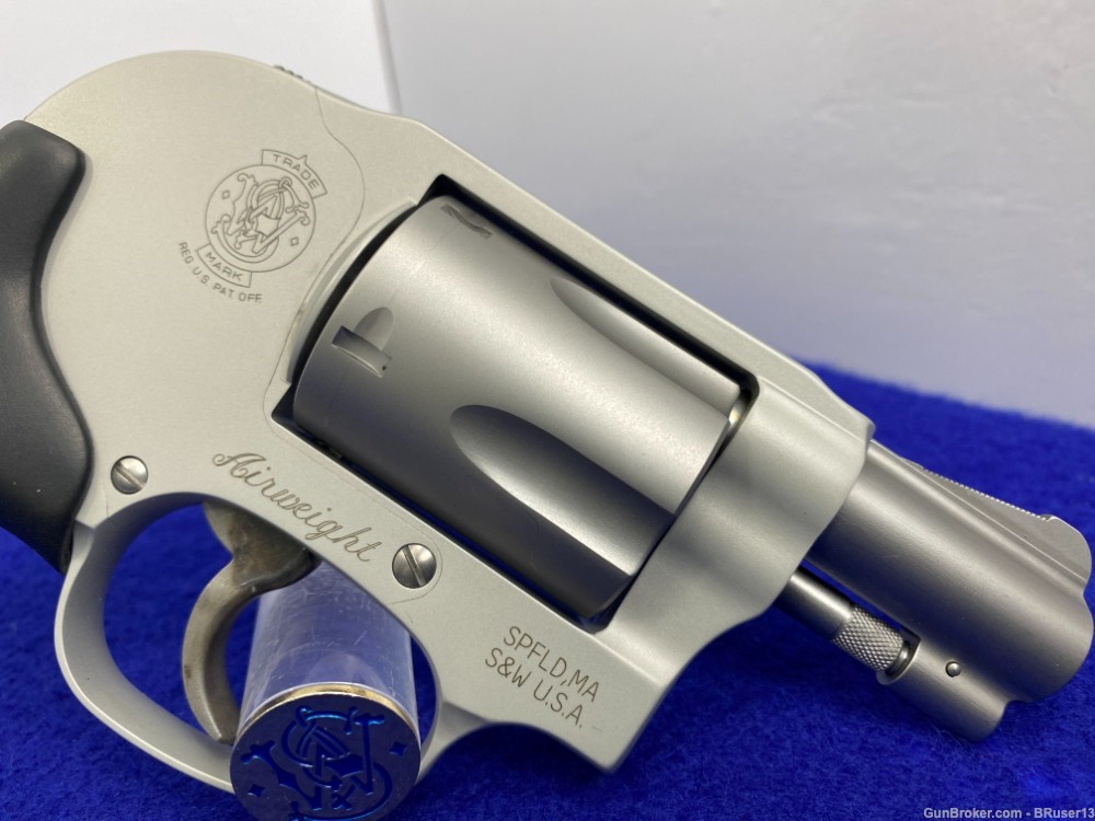 Smith Wesson 638-3 .38spl+P Stainless *SNUB-NOSED "BODYGUARD" REVOLVER*-img-28