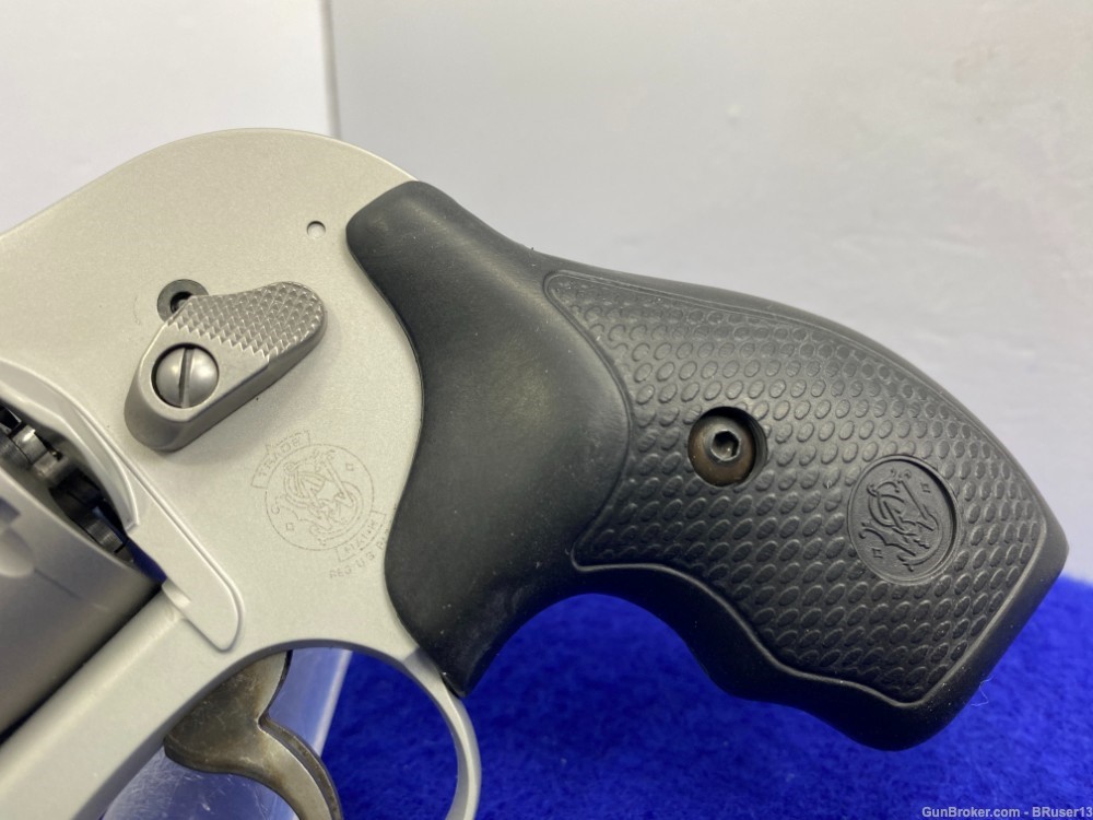 Smith Wesson 638-3 .38spl+P Stainless *SNUB-NOSED "BODYGUARD" REVOLVER*-img-6