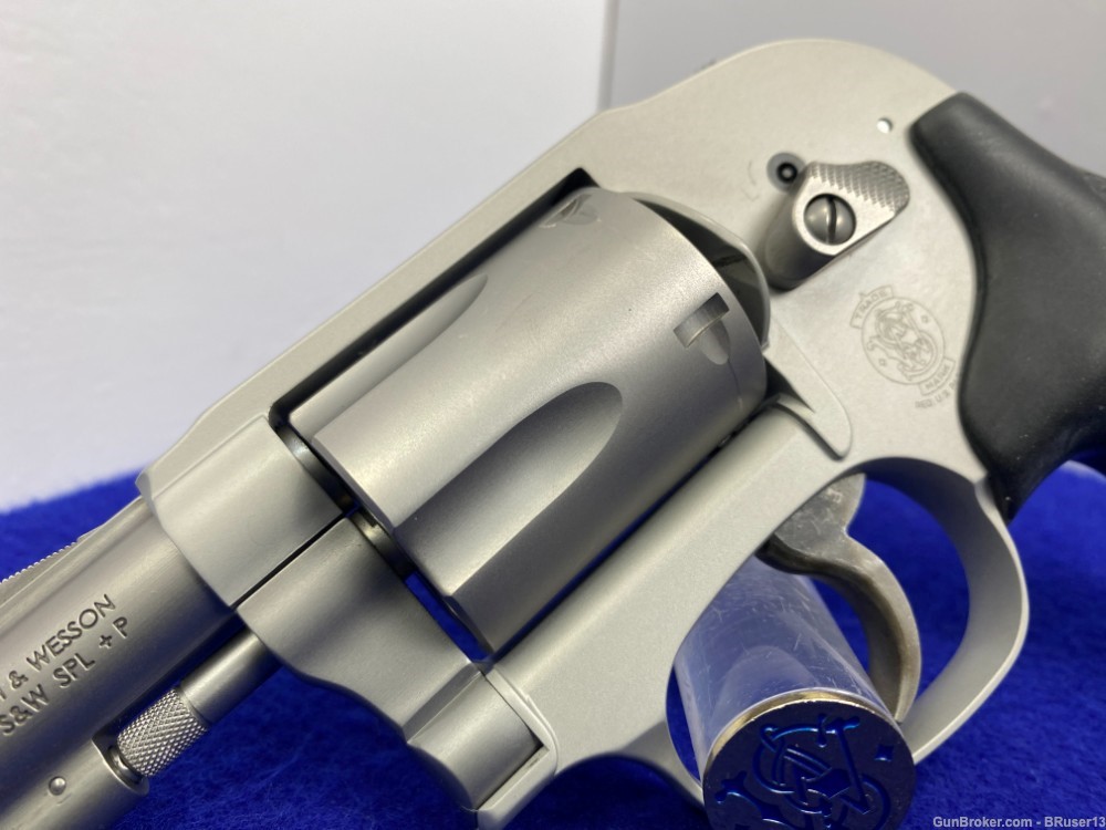 Smith Wesson 638-3 .38spl+P Stainless *SNUB-NOSED "BODYGUARD" REVOLVER*-img-14