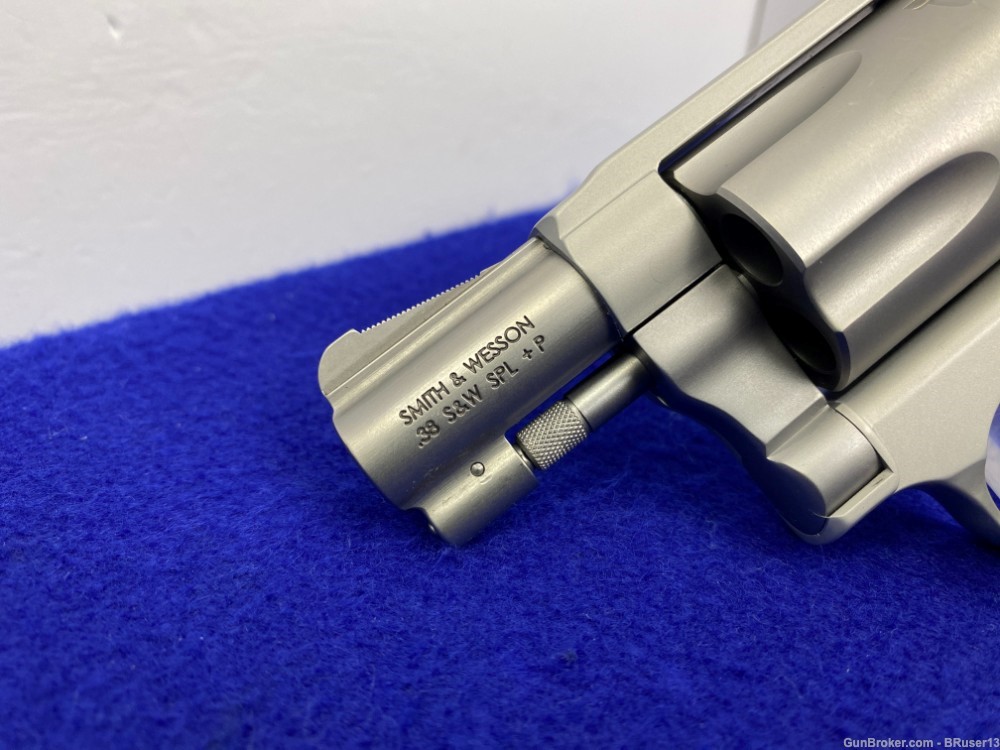 Smith Wesson 638-3 .38spl+P Stainless *SNUB-NOSED "BODYGUARD" REVOLVER*-img-15