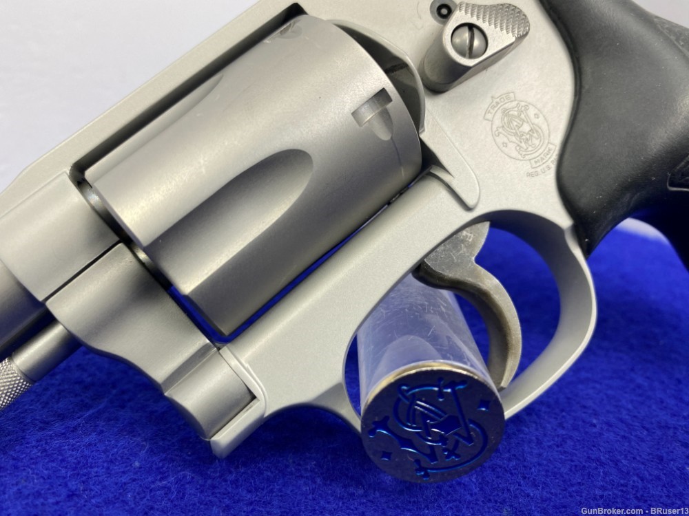 Smith Wesson 638-3 .38spl+P Stainless *SNUB-NOSED "BODYGUARD" REVOLVER*-img-9