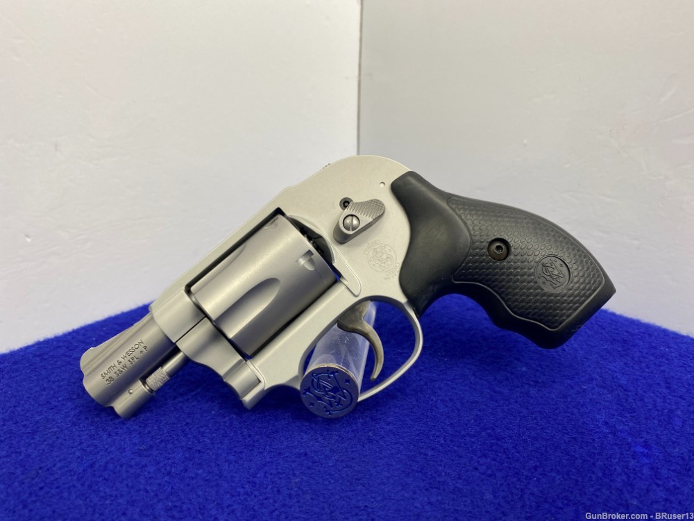 Smith Wesson 638-3 .38spl+P Stainless *SNUB-NOSED "BODYGUARD" REVOLVER*-img-4