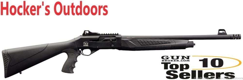 Charles Daly 930.229 601 Tactical 12 Gauge 18.5" Black Shotgun-img-0