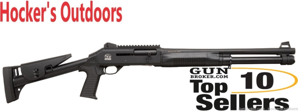 Charles Daly 930.386 601 Tactical 12 Gauge 18.5" Black Shotgun-img-0