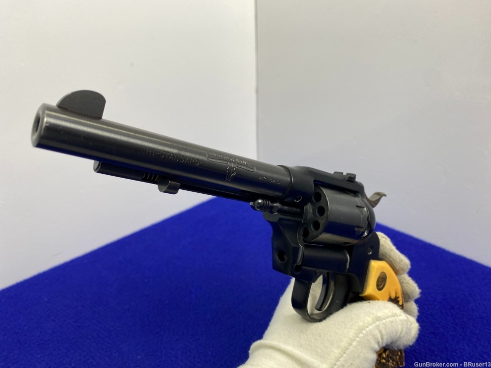 Hi-Standard Double-Nine W-104 .22LR Blue 5.5" *INCREDIBLE 9-SHOT REVOLVER*-img-40