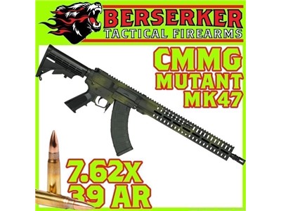 CMMG Resolute MK47 7.62X39MM 16.1" SMU Custom Cerakote MUTANT 30+1 AR/AK