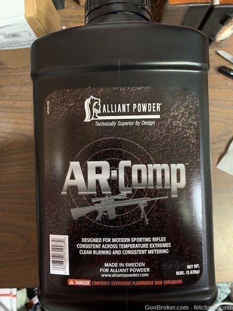 8 Lbs. Fresh Alliant AR-Comp Powder Hazmat shipping-img-0