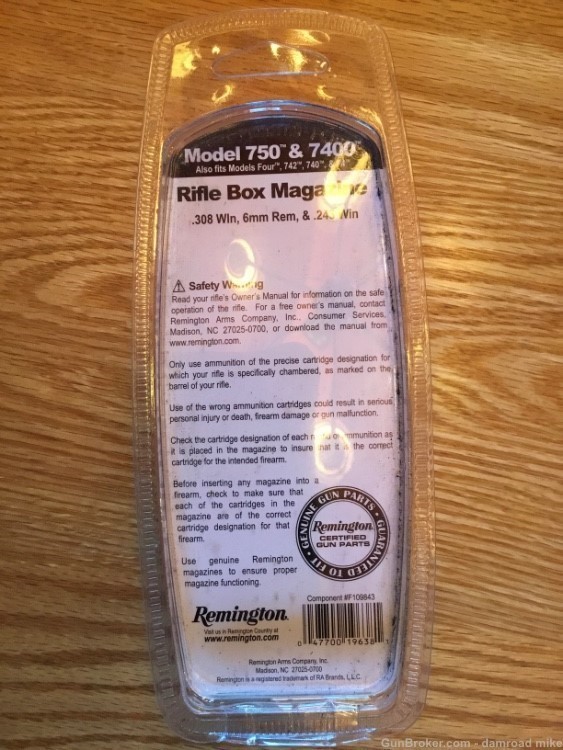 Remington 7400/750/742 Short Action Magazine 243 & 308 Win.-img-3