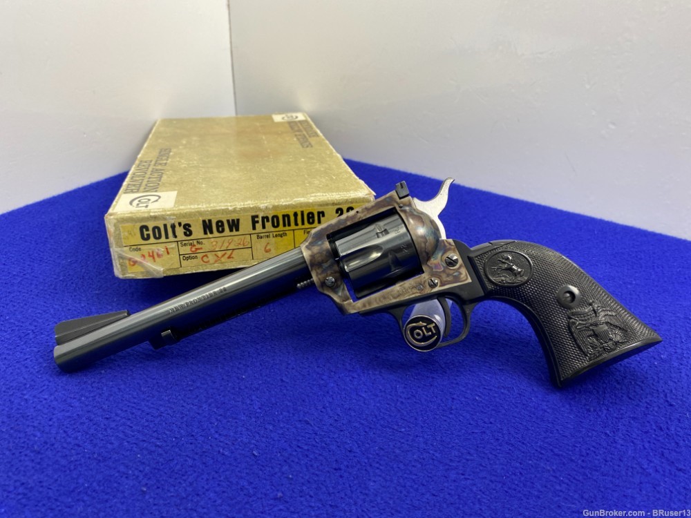 1972 Colt New Frontier 22 Scout .22LR Blue *INTERCHANGEABLE CYLINDER MODEL*-img-2