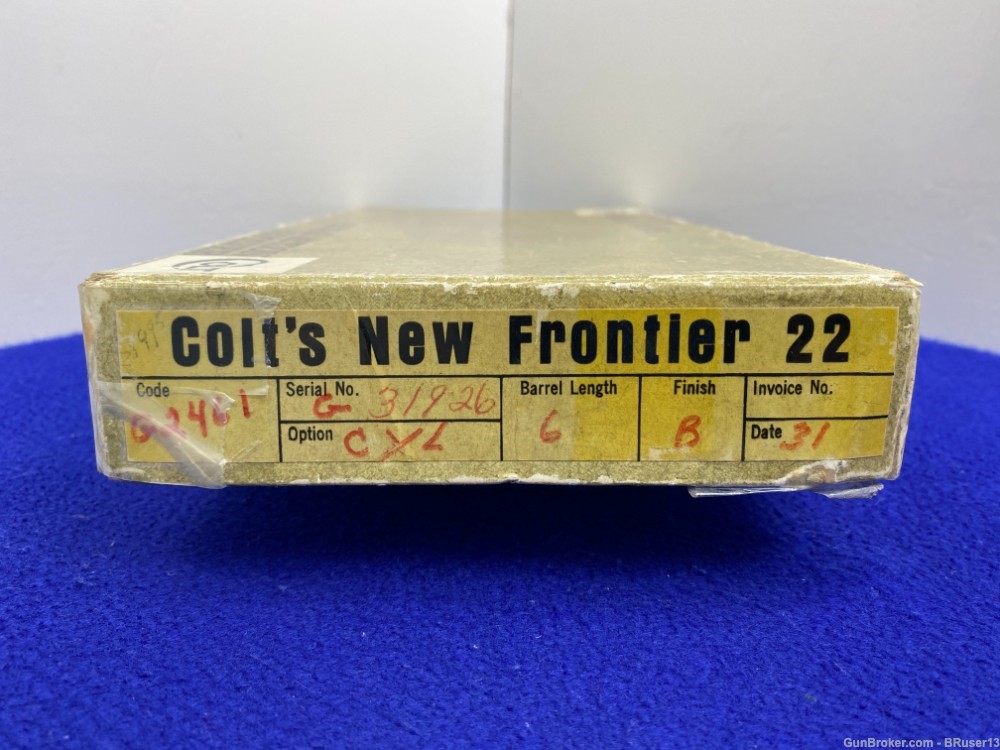 1972 Colt New Frontier 22 Scout .22LR Blue *INTERCHANGEABLE CYLINDER MODEL*-img-3