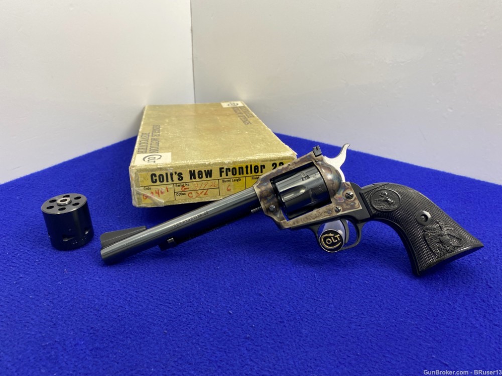 1972 Colt New Frontier 22 Scout .22LR Blue *INTERCHANGEABLE CYLINDER MODEL*-img-0