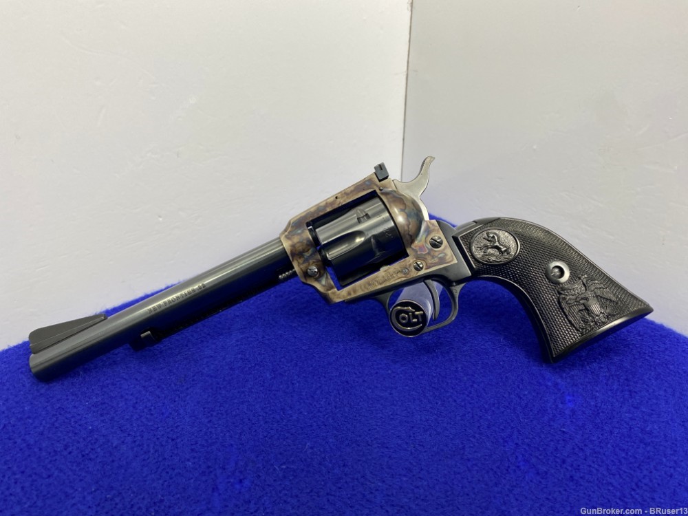 1972 Colt New Frontier 22 Scout .22LR Blue *INTERCHANGEABLE CYLINDER MODEL*-img-7