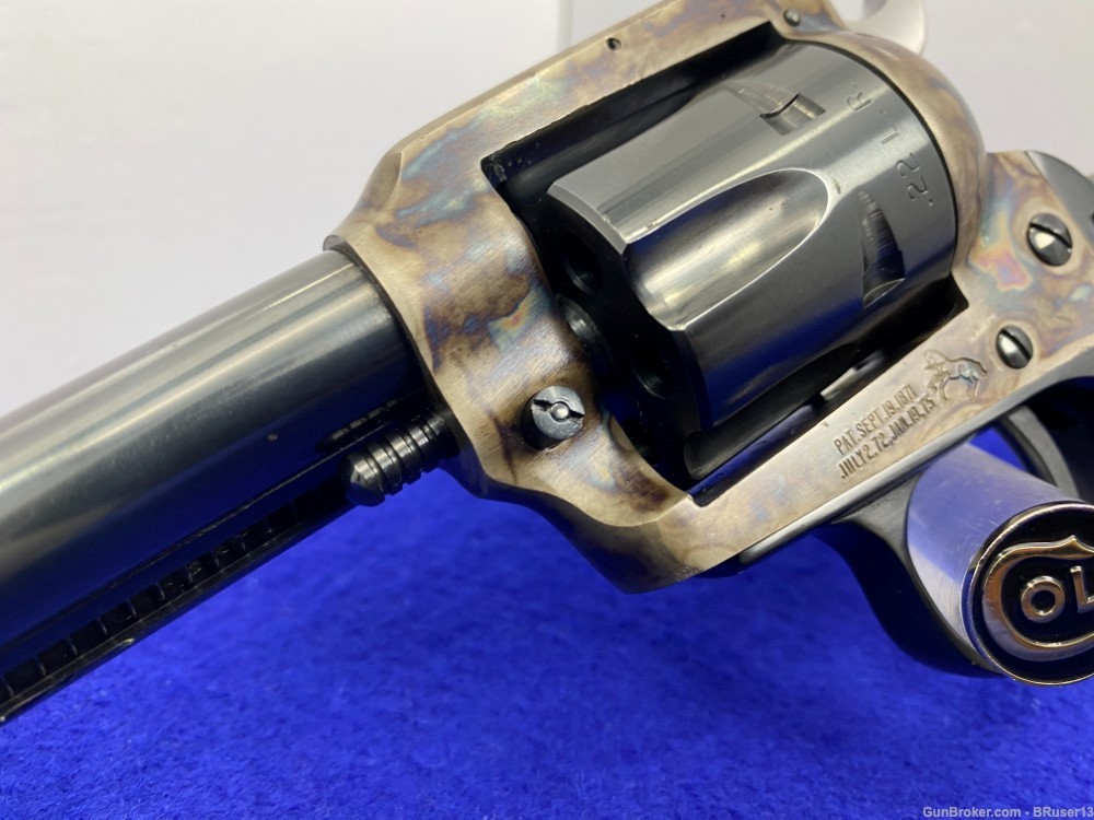 1972 Colt New Frontier 22 Scout .22LR Blue *INTERCHANGEABLE CYLINDER MODEL*-img-12