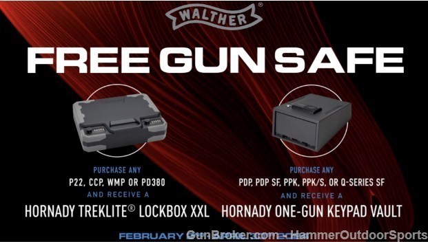 WALTHER P22 Q 22 LR 3.42'' 10-RD PISTOL - 200 Rounds of FREE Ammo-img-2
