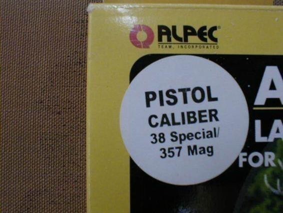Alpec Laser Pistol Boresighter 38/357mag(New)-img-2