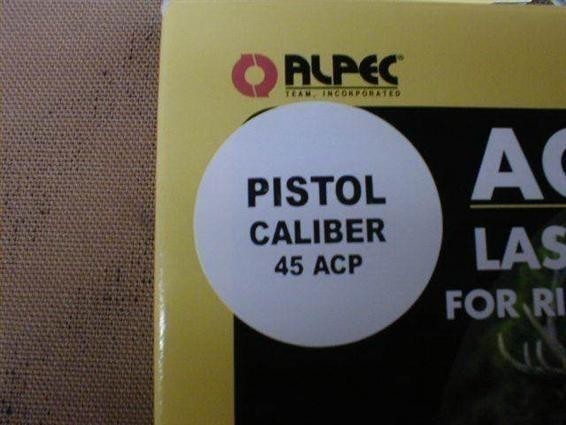 Alpec Laser Pistol Boresighter 45 ACP(New LK)-img-2