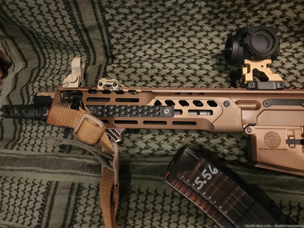 Fully tricked out SIG MCX SpearLT Pistol 556 - needs nothing range ready-img-3