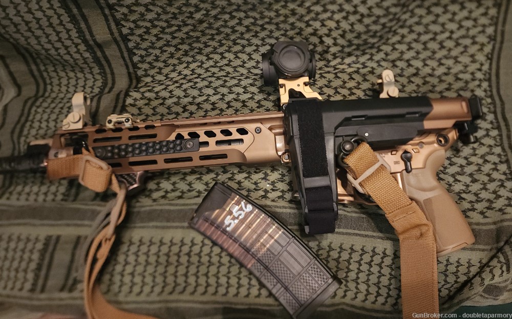Fully tricked out SIG MCX SpearLT Pistol 556 - needs nothing range ready-img-6