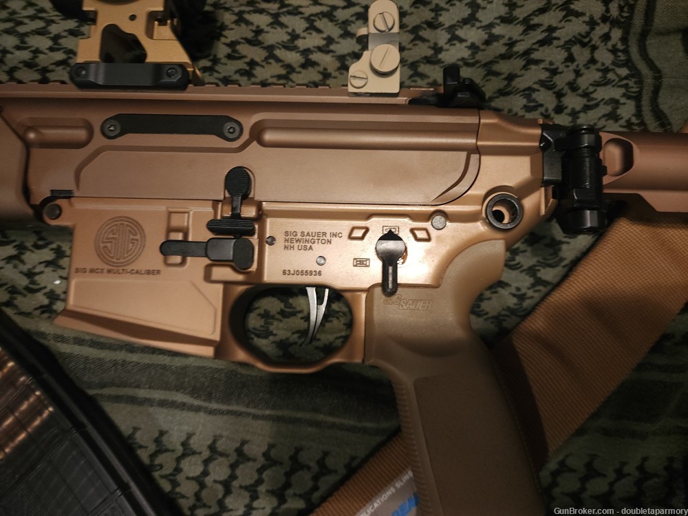 Fully tricked out SIG MCX SpearLT Pistol 556 - needs nothing range ready-img-2