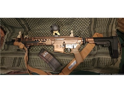 Fully tricked out SIG MCX SpearLT Pistol 556 - needs nothing range ready