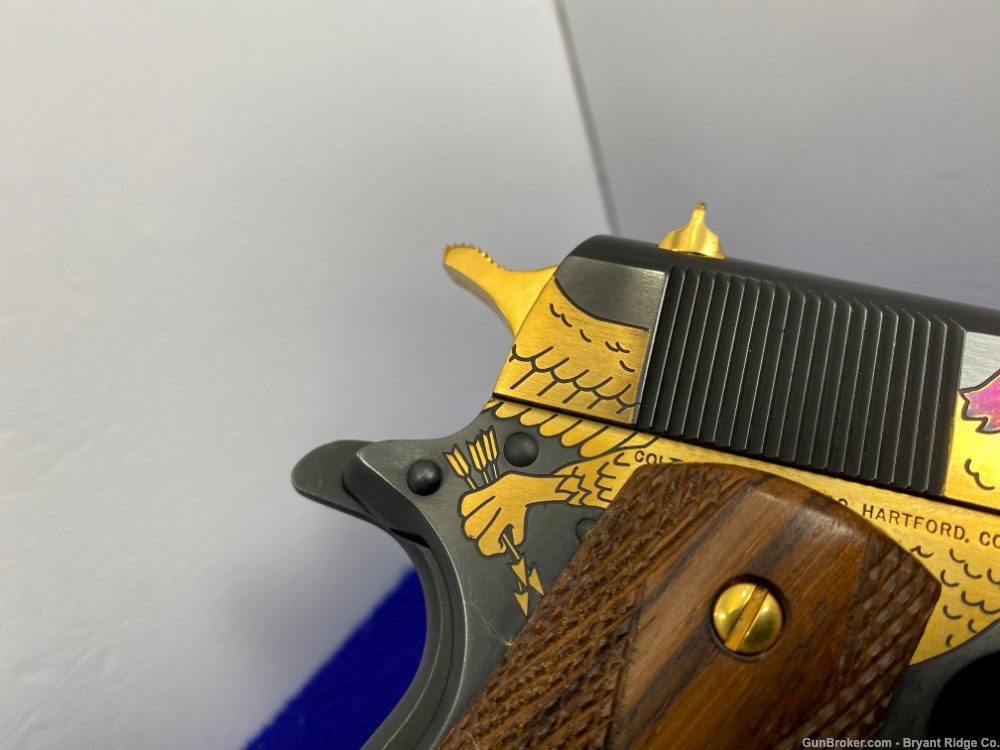 1995 Colt American Eagle Pistol .45 Auto Blue *BREATHTAKING COMMEMORATIVE*-img-22