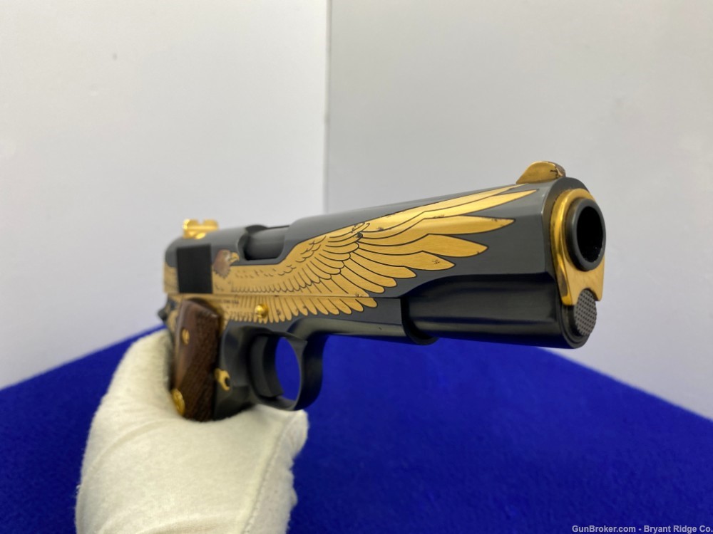 1995 Colt American Eagle Pistol .45 Auto Blue *BREATHTAKING COMMEMORATIVE*-img-37