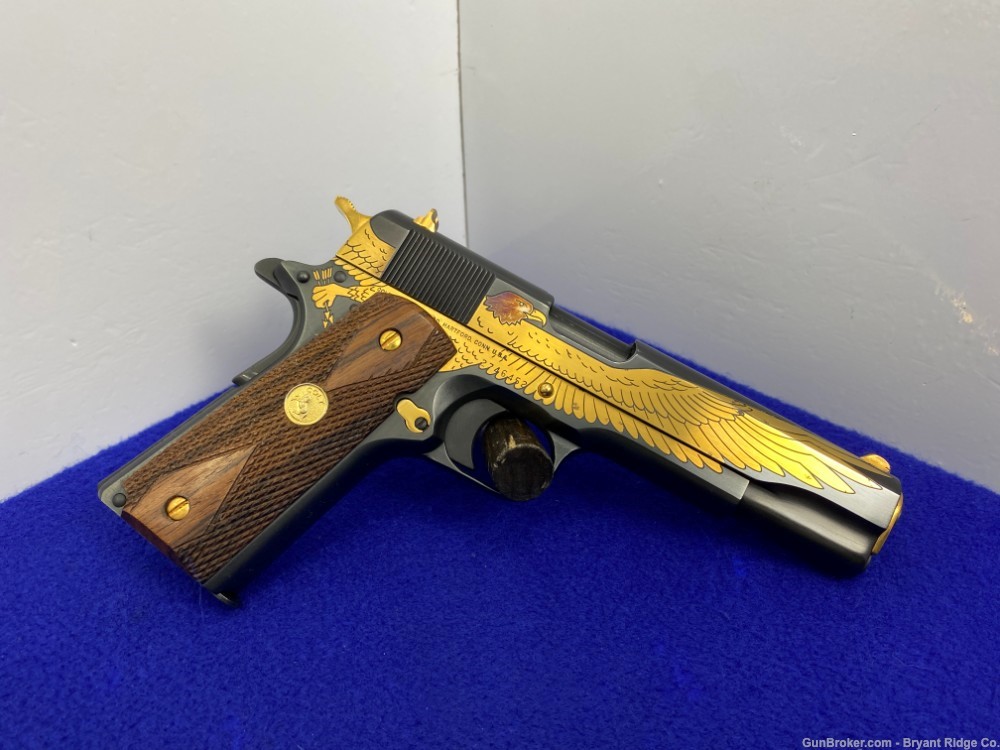 1995 Colt American Eagle Pistol .45 Auto Blue *BREATHTAKING COMMEMORATIVE*-img-18