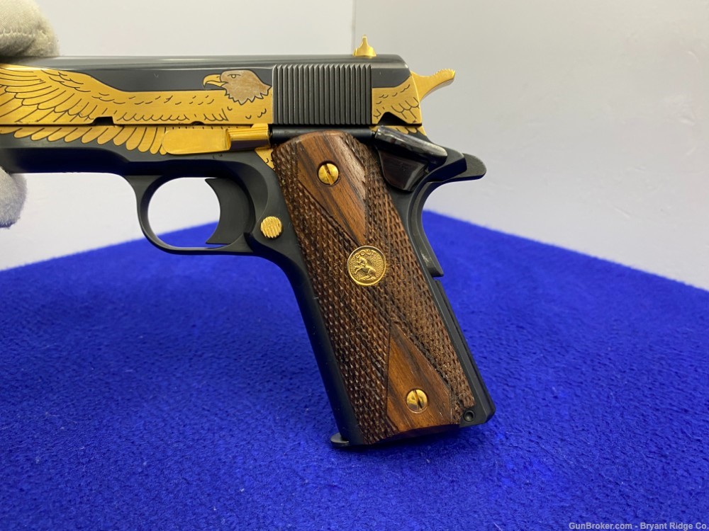 1995 Colt American Eagle Pistol .45 Auto Blue *BREATHTAKING COMMEMORATIVE*-img-42