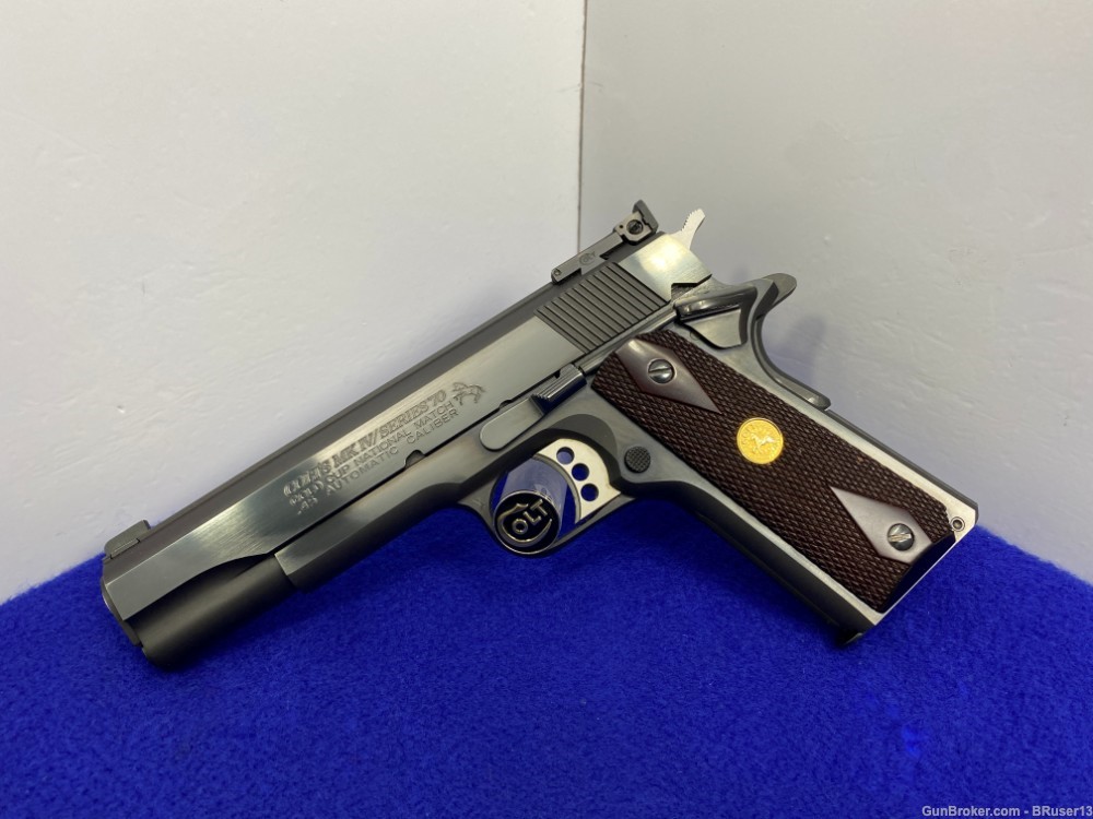 Colt Gold Cup National Match 45 5" Blue *CLASSIC MKIV SERIES 70 EXAMPLE*-img-4