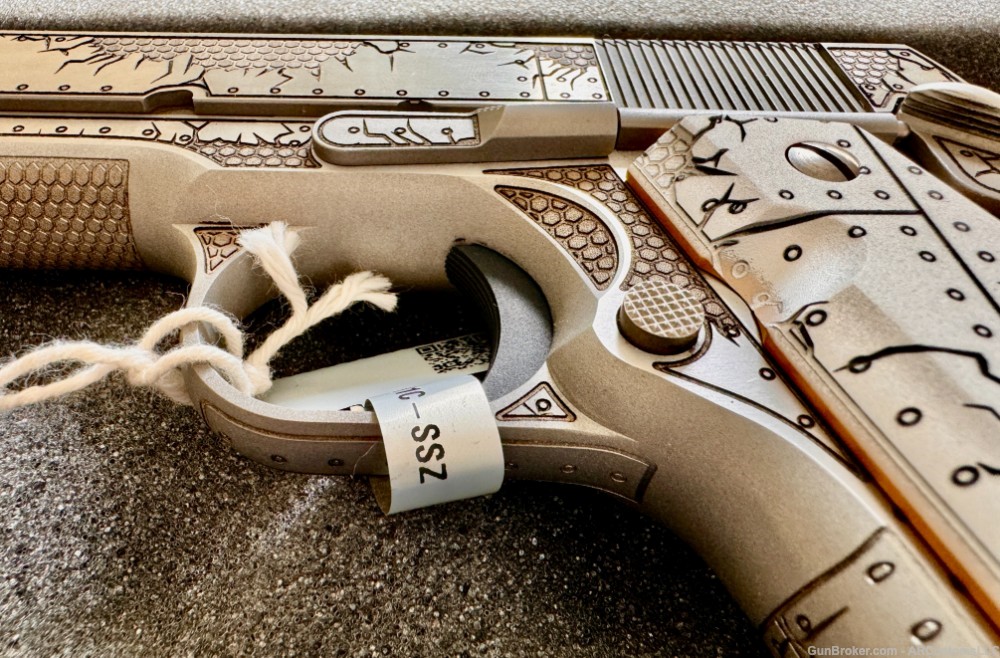 Absolutely BREATHTAKING Colt 1911 with Full Coverage Custom Engraving!-img-4