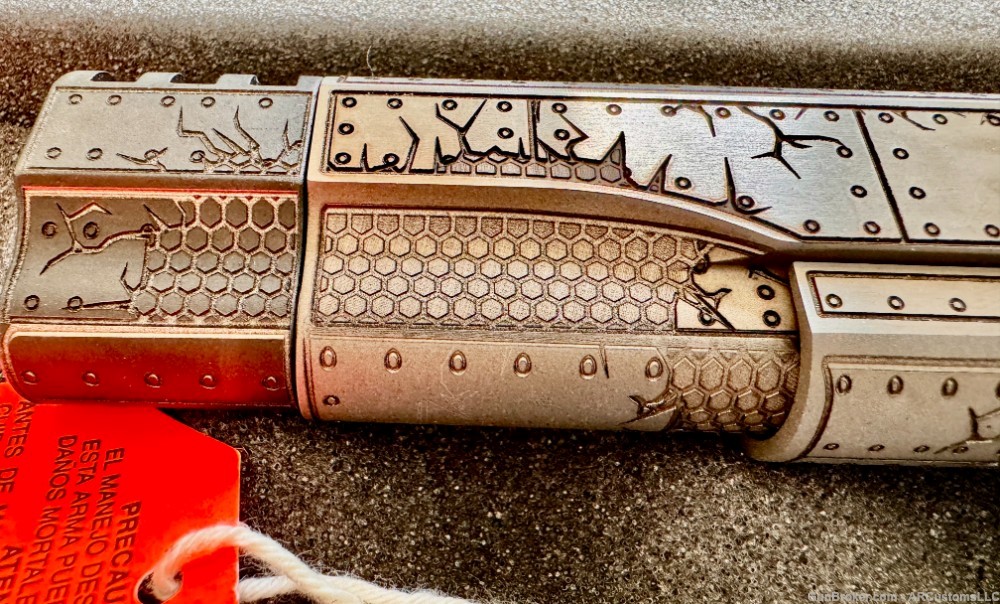 Absolutely BREATHTAKING Colt 1911 with Full Coverage Custom Engraving!-img-5
