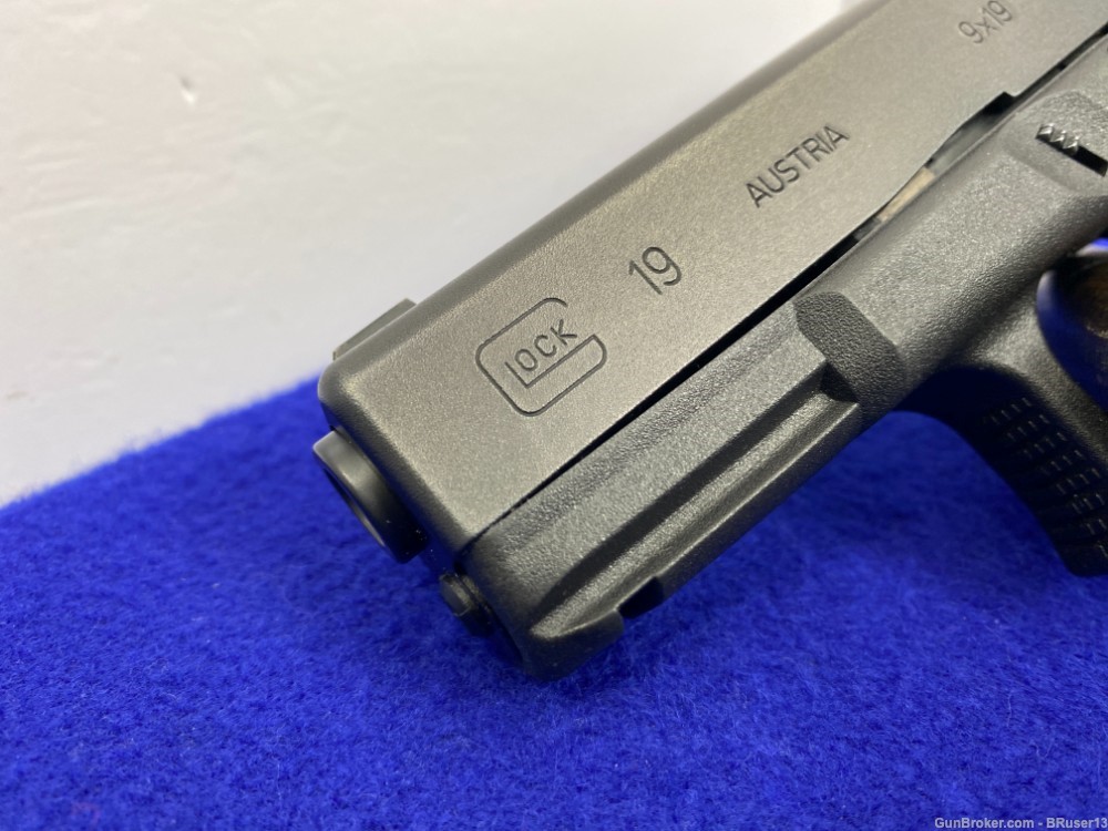 Glock 19 Gen 3 9mm Blk *RARE NO LONGER OFFERED "FRYING PAN" TENIFER FINISH*-img-12