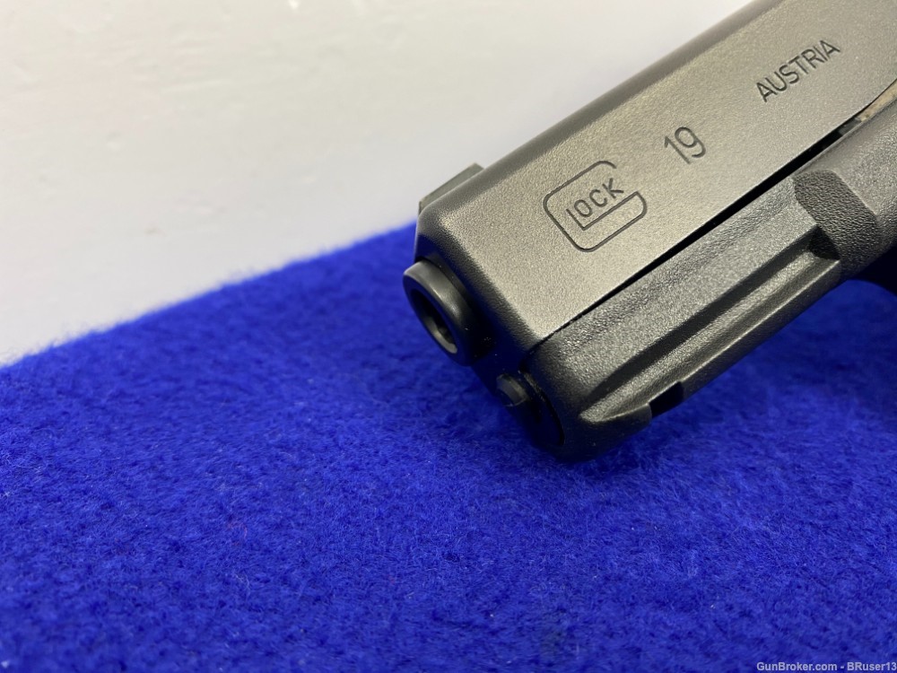 Glock 19 Gen 3 9mm Blk *RARE NO LONGER OFFERED "FRYING PAN" TENIFER FINISH*-img-13