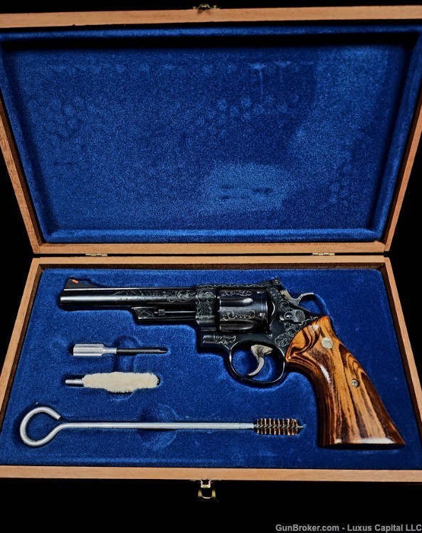 Smith & Wesson 25-5 Factory Engraved Serial – AJJ8702-img-2