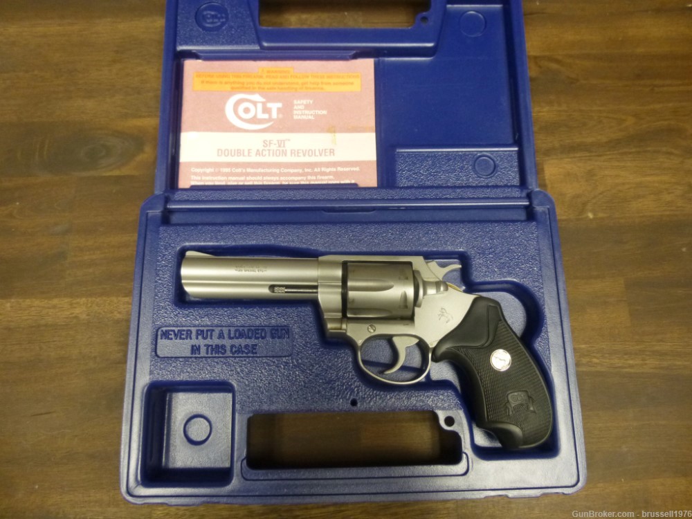 Colt SFVI SF6 .38 special 4in barrel SF-VI rare with box and manual !-img-0